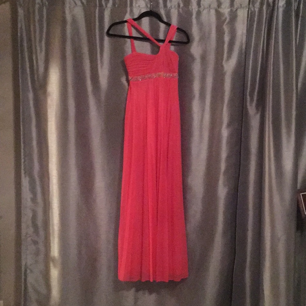 Pink prom dress